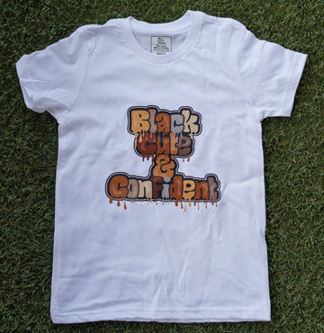 White Crewneck Brown Multicolor shirt