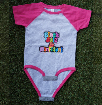 Pink Bubble Drip Onesie